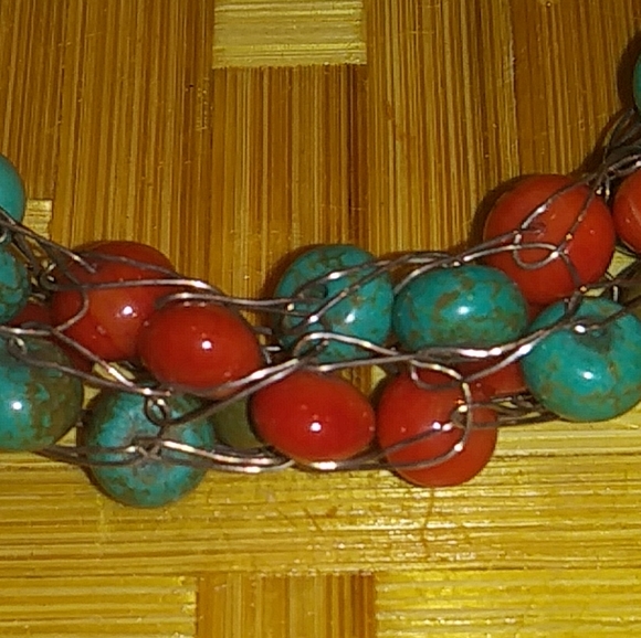 Turquoise & Coral Set - Picture 2 of 6